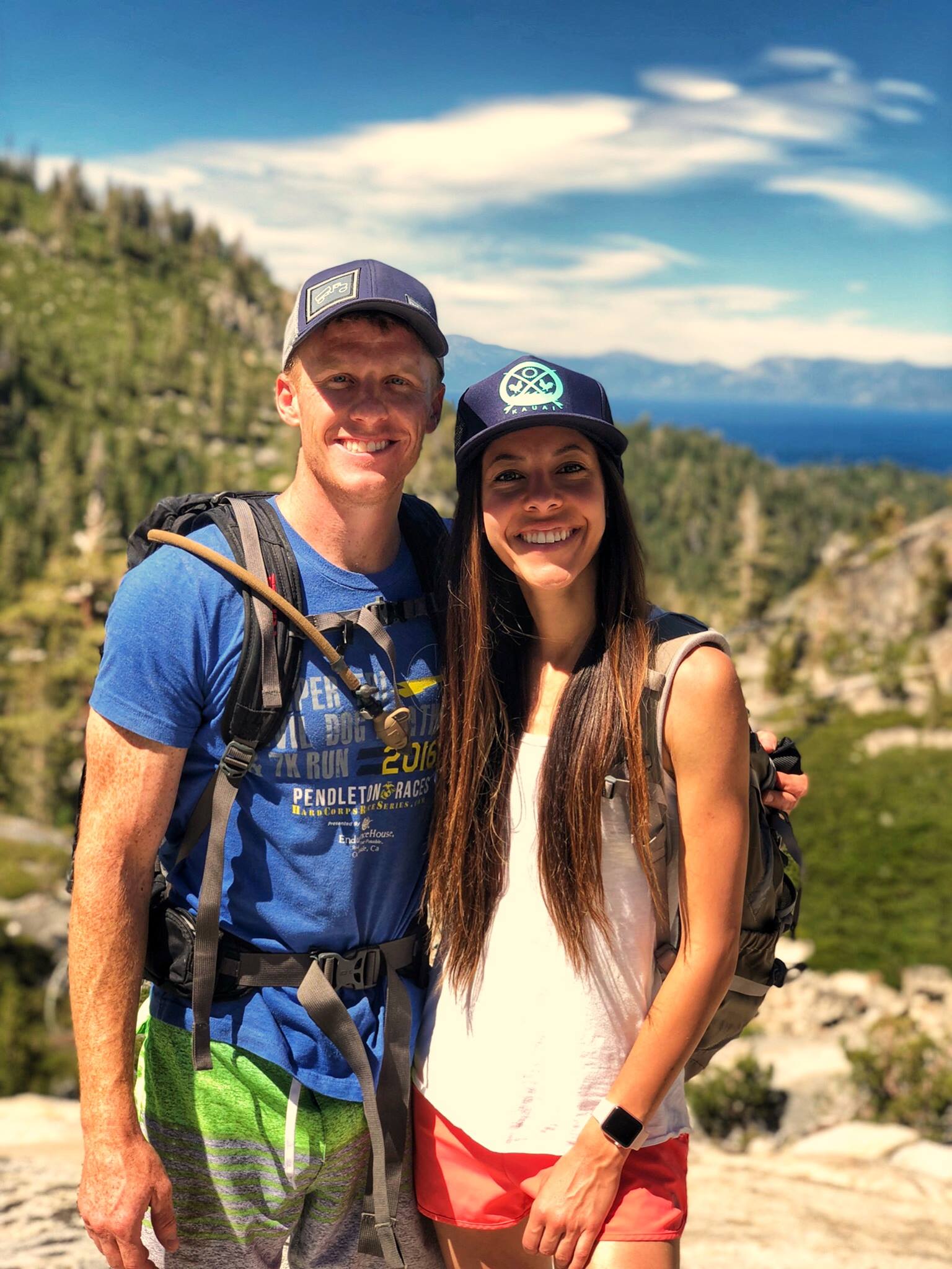 Dr. Korcek and his wife hiking in the Sierra Nevada