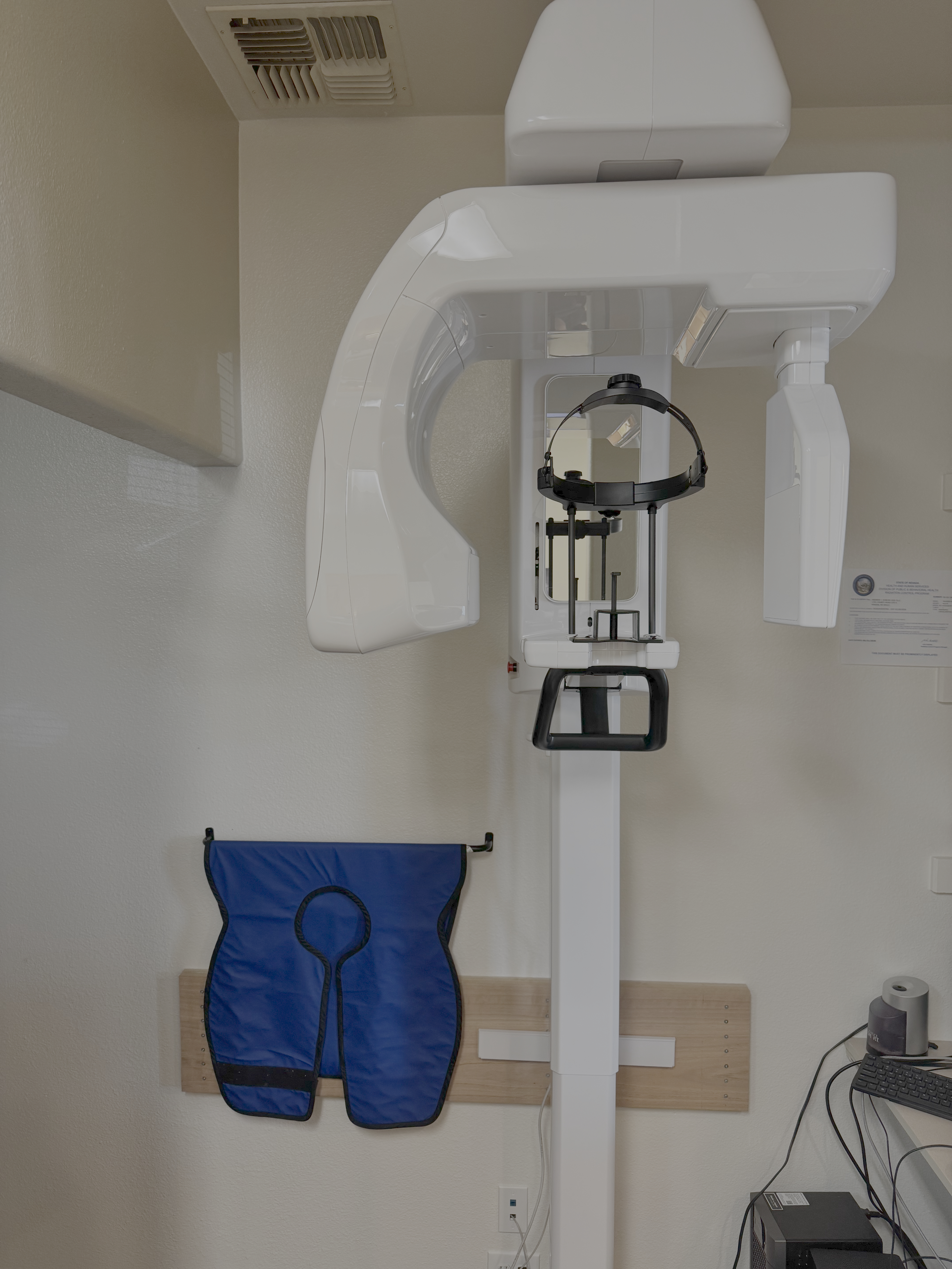 CBCT cone beam CT scanner machine at Korcek Dental